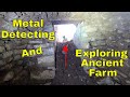 Metal Detecting And Exploring An Old Farm With Doggo