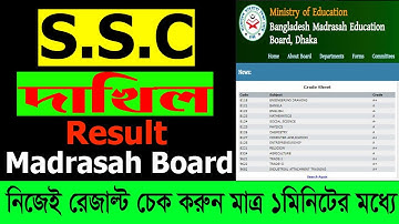 SSC Dakhil Result 2022 | How To Check Dakhil Result 2022 | দাখিল রেজাল্ট কিভাবে দেখবো