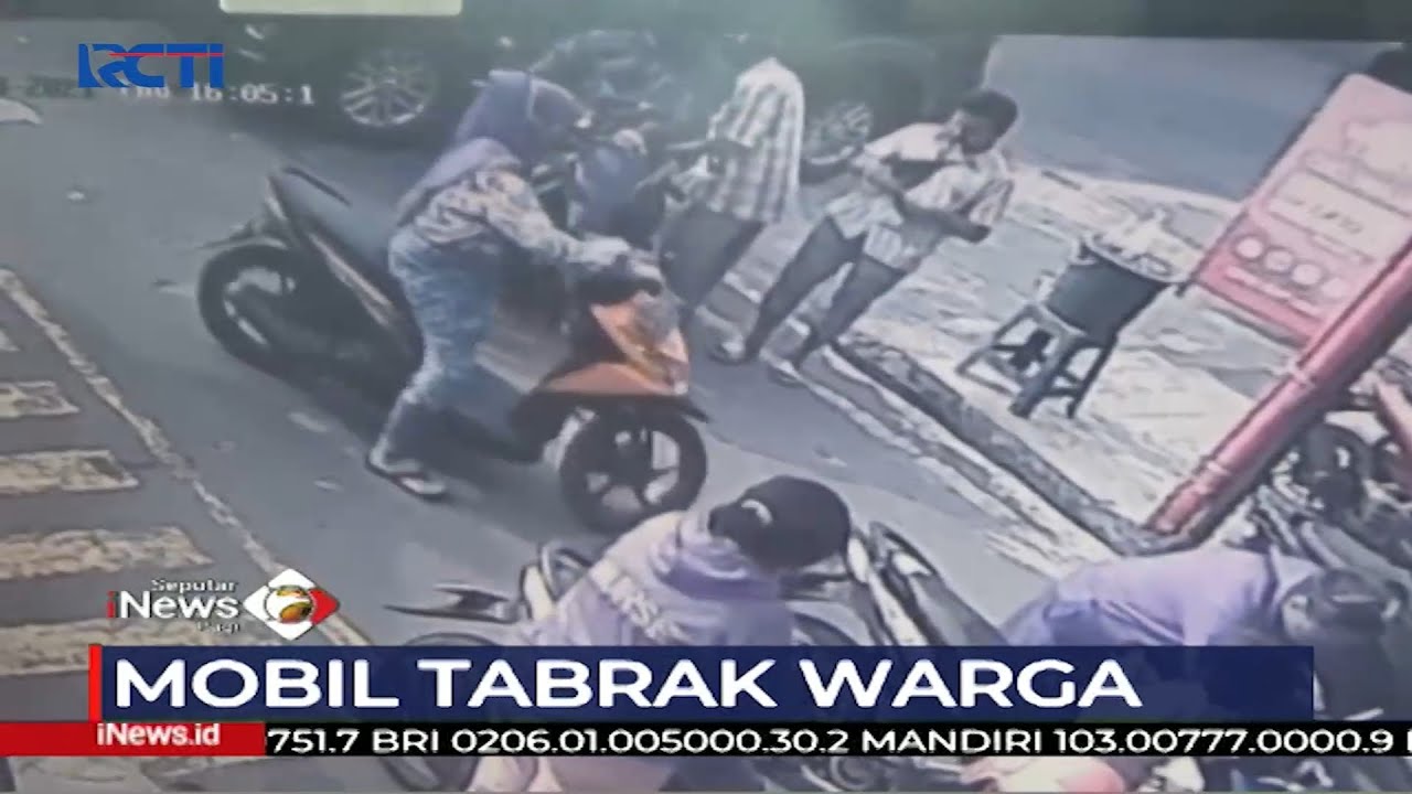 Detik-detik Mobil Tabrak Wanita di Jakarta Utara Terekam CCTV #SIP 20/08