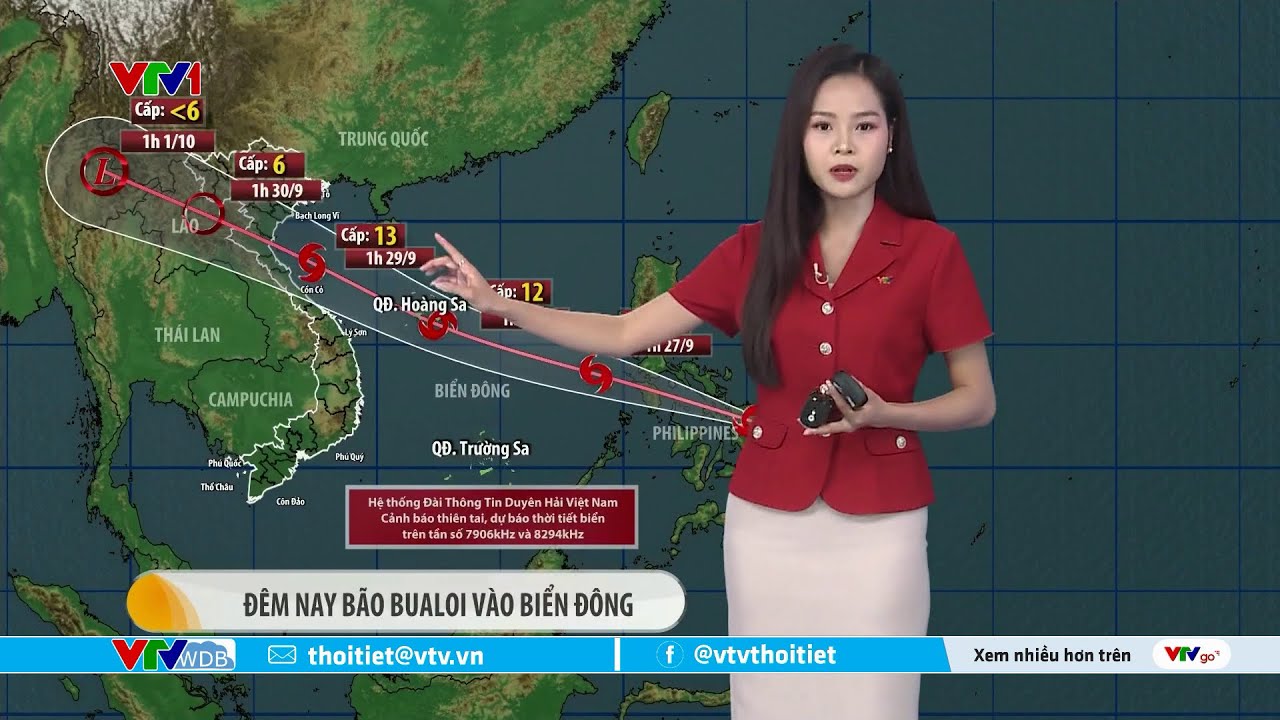 Dự báo thời tiết 9h10 - 26/09/2025 | Biển Đông sắp đón bão số 10 | VTVWDB