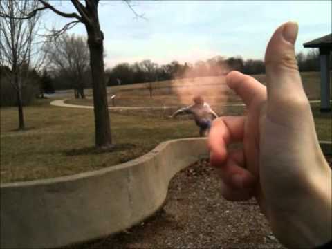After Effects Muzzle Flare and Blood Test (FINGER GUN)