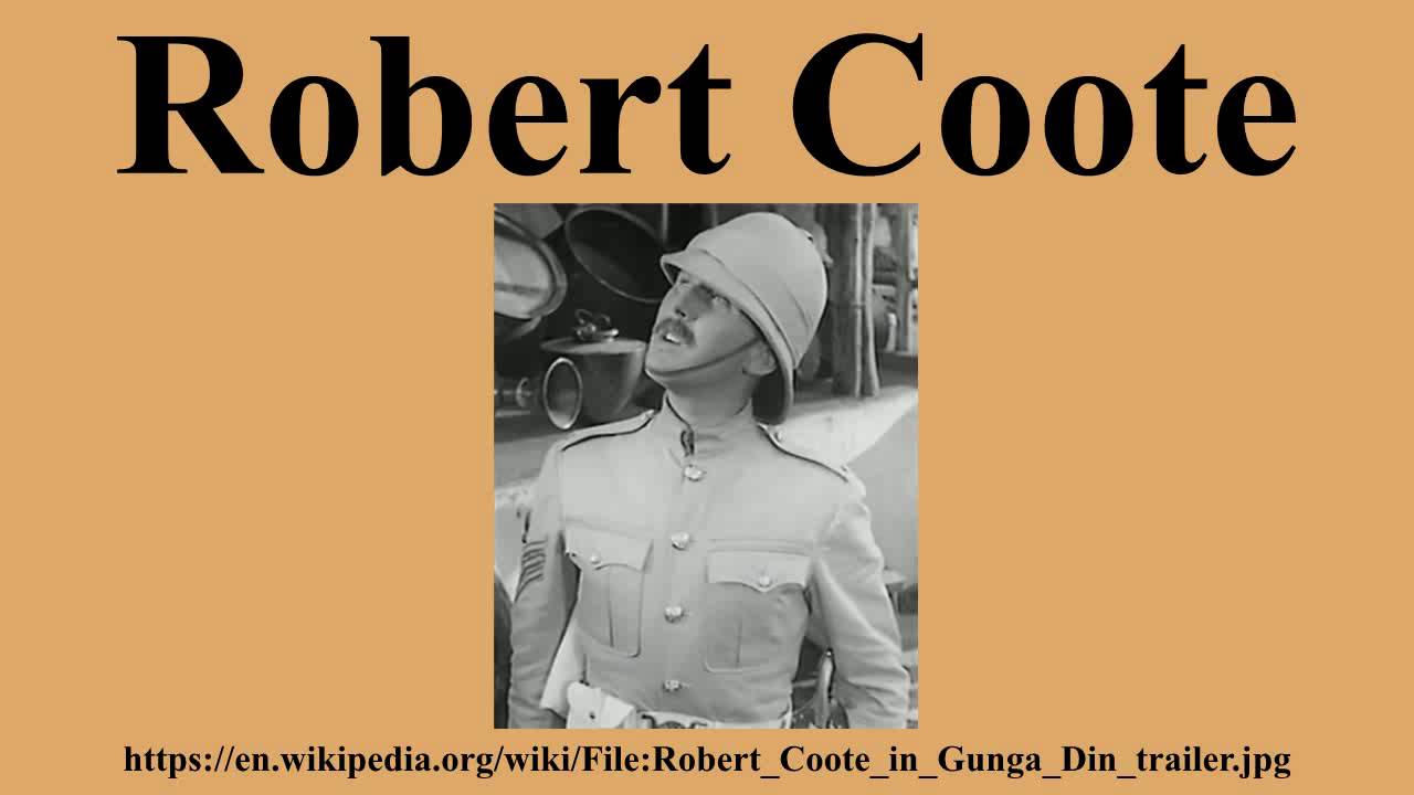 Robert Coote