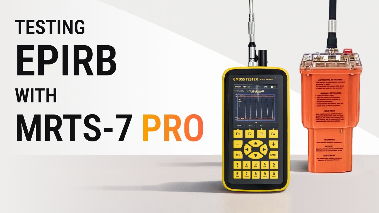 EPIRB Testing with the GMDSS Tester MRTS 7 Pro