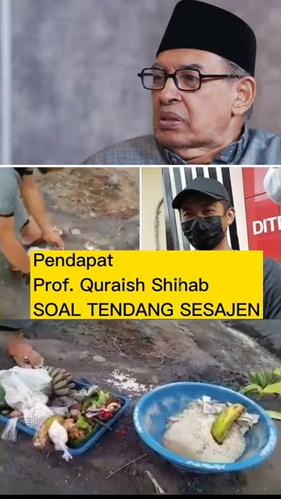 Menendang Sesajen Pendapat Ulama #Shorts