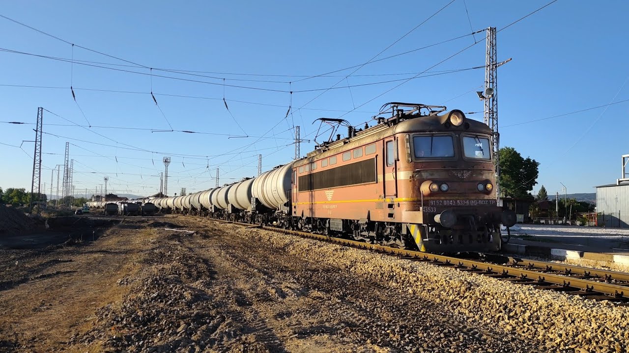 МДТВ 48023/ДГЖС-ВУ/ [БДЖ-ТП] през бившата гара Костинброд с 43 533