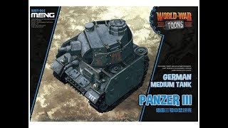 MENG Models World War Toons Panzer III Kit Review screenshot 4