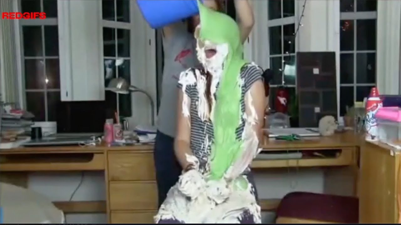 She Got Covered in Pies and Slime!!