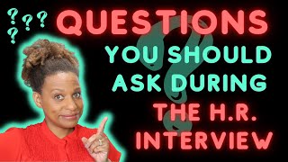 Questions You Should Ask During The HR Interview by HRGirl411 2,474 views 1 year ago 8 minutes, 46 seconds