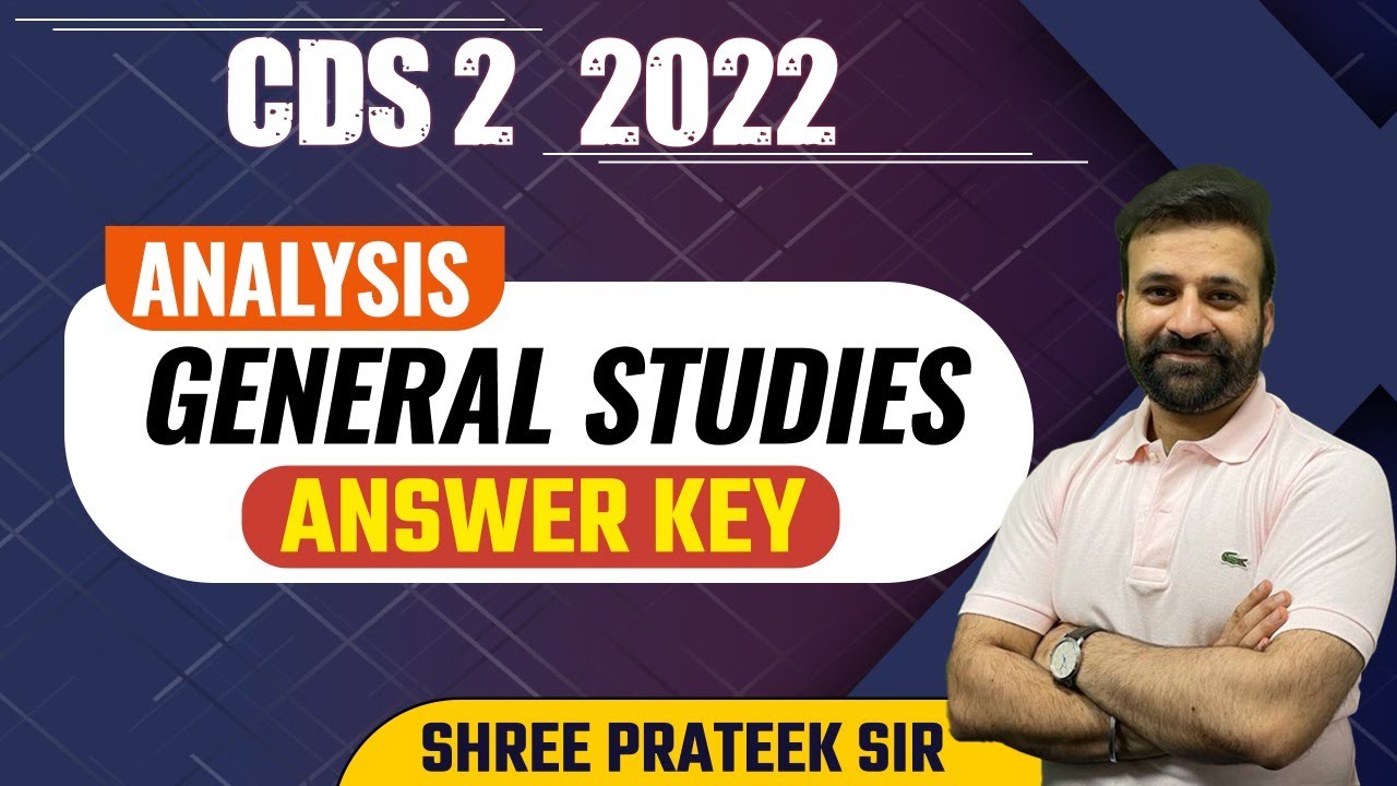 Parinam | CDS 2 2022 | GS Analysis |SCIENCE- Shree-Prateek - YouTube
