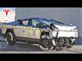 Tesla Cybertruck - Crash test, Frontal, Vehicle into Barrier