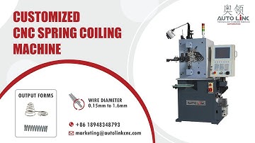 CNC Spring Coiling Machine | Spring Making Machine (Available in Alibaba and Made in China)