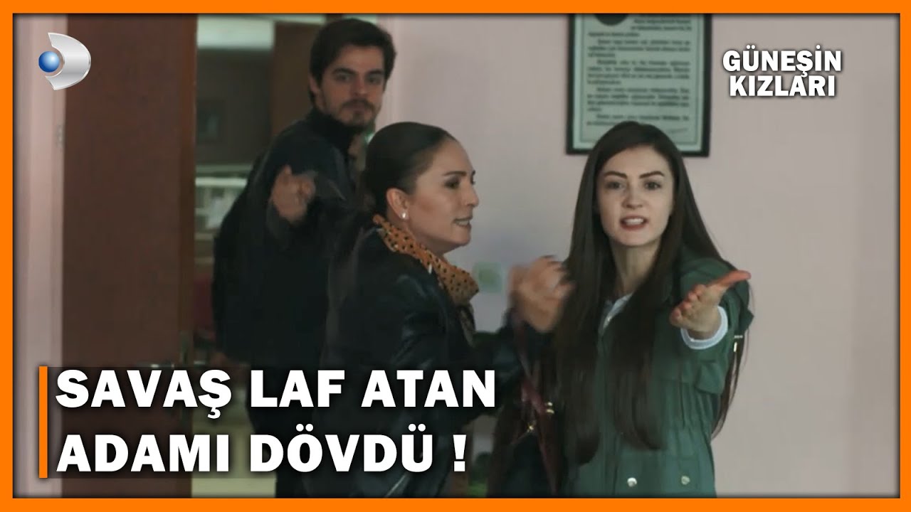 Savaş, Güneş'e Ve Nazlı'ya Laf Atan Adama Yumruk Attı! Güneşin