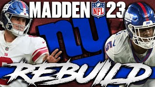 Can DANIEL JONES Win A Super Bowl?! | Madden 23 Realistic Rebuild w/ New York Giants