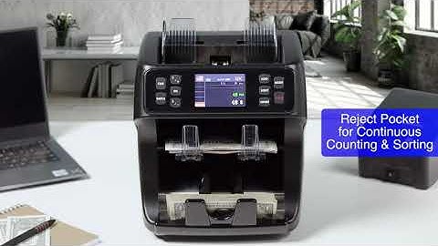The DETECK DT800 - Bank Grade Money Counter Machine