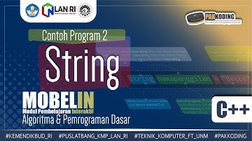 #32 Belajar Menerapkan String C-Style dan objek cin dalam Program C++ Sederhana (Contoh Program 2)
