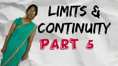 Limits and Continuity || Maths 1B Limits and Continuity || Inter 1st yr Maths 1B Limits  &Continuity