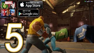 MARVEL Strike Force Heroes Android iOS Walkthrough - Part 5 - Event: Double Crossed, Battlegrounds screenshot 4