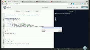 Permutations Generator