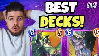 The BEST Decks To Climb To Infinite In Marvel SNAP! | KMBest Top Decks 2/18/24 - Black Order Season