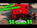 FOUND SAFE FULL OF MONEY HIDDEN IN WALL OF MILLIONAIRE'S MANSION! BREAKING INTO ABANDONED SAFE!!!