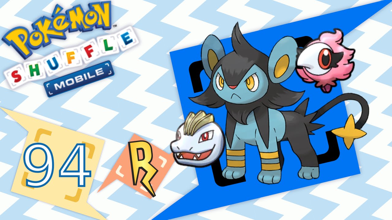 Pok mon Shuffle Mobile   LUXIO  SPRITZEE MACHOKE YouTube