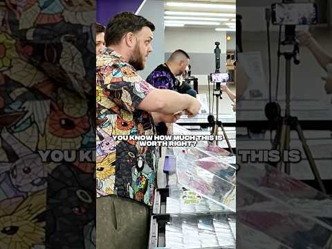 He found the holy grail in his childhood binder 🤯 | Pokemon Vendor POV #pokemon #collection