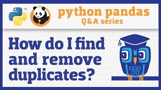How do I find and remove duplicate rows in pandas?