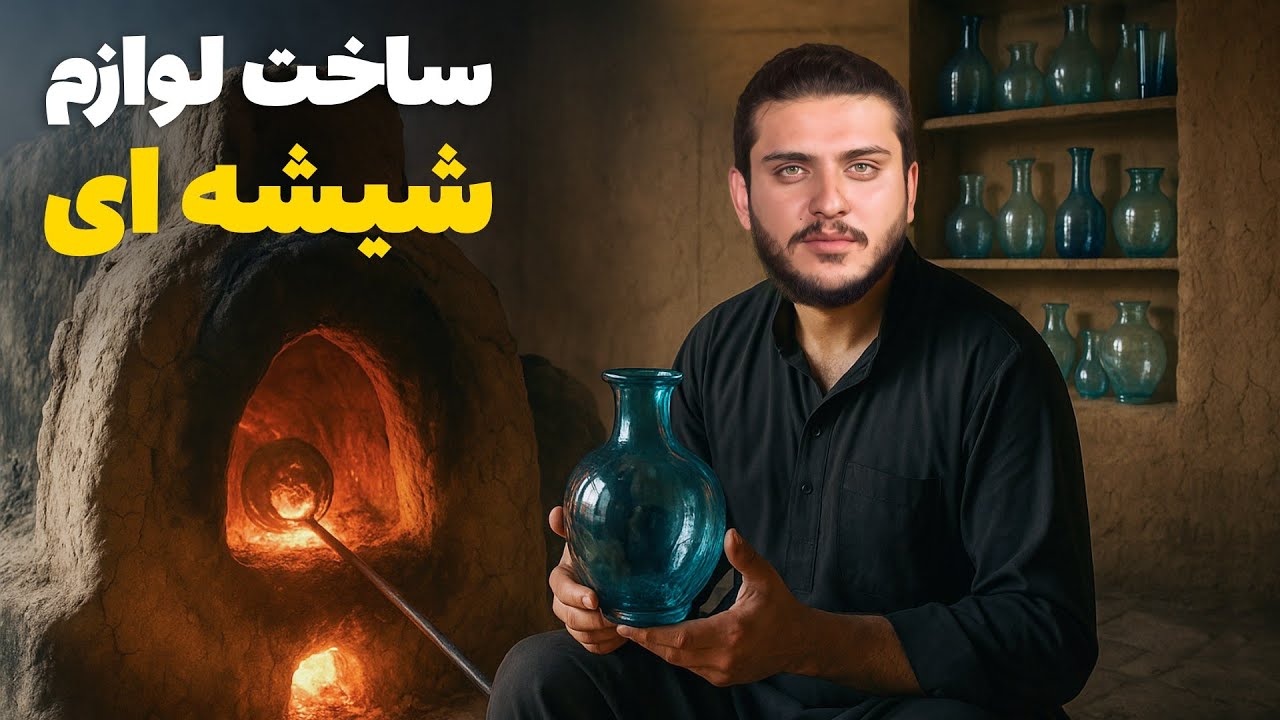 نان آور - هنر ساخت لوازم ظریف و چشم نواز شیشه ای