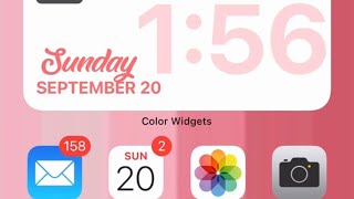 5 minute iOS14 Home Screen Widget tutorial ✨ • Widgetsmith • Color Widgets • Phonto • MadsWorld
