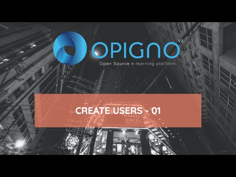 OPIGNO LMS - Create users 01