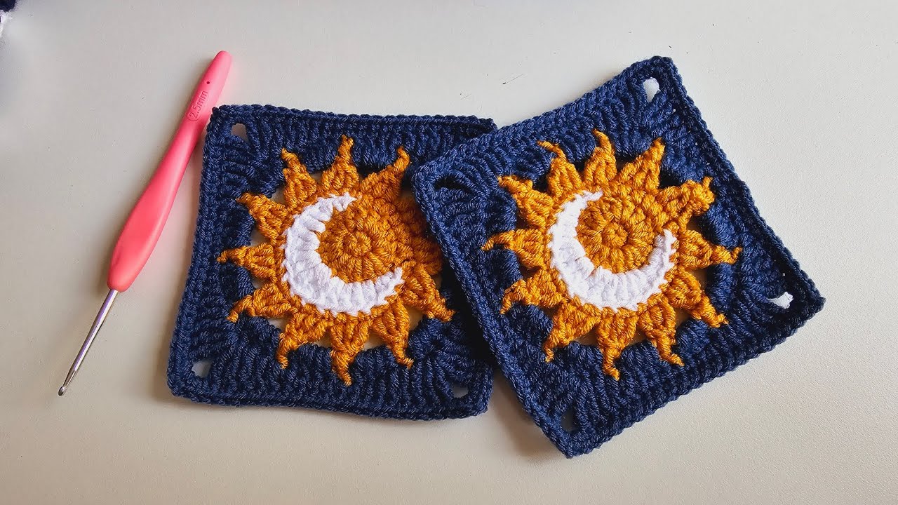 Ganny a Crovhet Luna y Sol🌘paso a paso - Crochetips