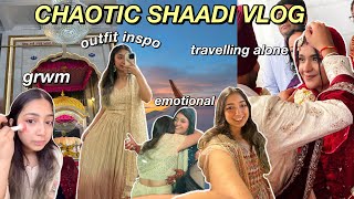 GRAND SHAADI VLOG: last exam day, travelling alone, sister's shaadi *what happened after my exams*💍