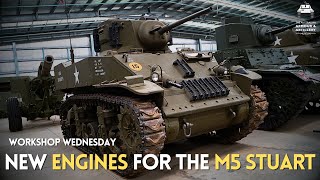 WORKSHOP WEDNESDAY: Fitting 2 new engines into our WWII M5 Stuart Light Tank