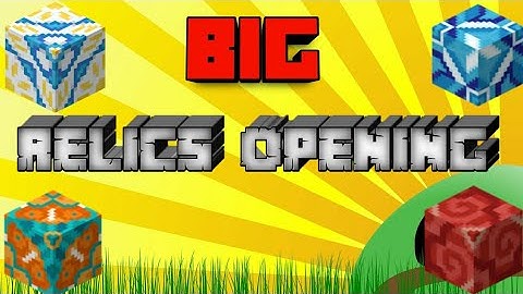 Opening 500+ Relics On Fallentech Skyblock Red-OG!!