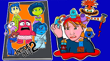 Making INSIDE OUT 2 Game Book（+ Riley Squishy）DIY 인사이드 아웃 2