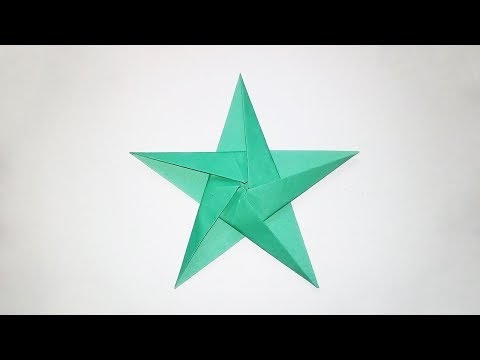 Origami Five Pointed Star - Easy Origami Star Tutorial