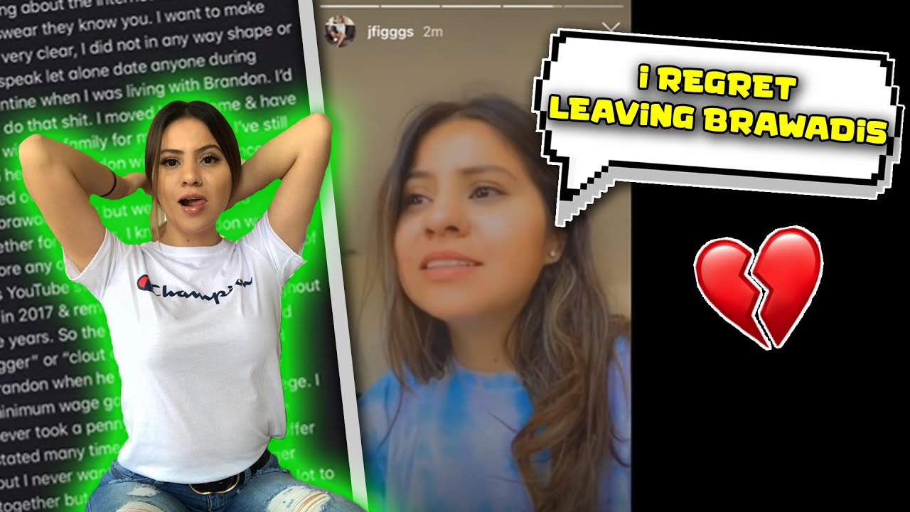 Jackie Figueroa CRIES And Has A BREAK DOWN Over Brawadis (INSTAGRAM