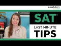 Last Minute SAT® Tips: What to Study the Night Before the Exam