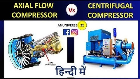 Difference between Axial Flow and Centrifugal Compressor || Axial Flow vs Centrifugal Compressor