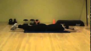 Prone Superman Alternate Arm Leg
