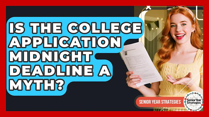 Is The College Application Midnight Deadline A Myth? - Senior Year Strategies