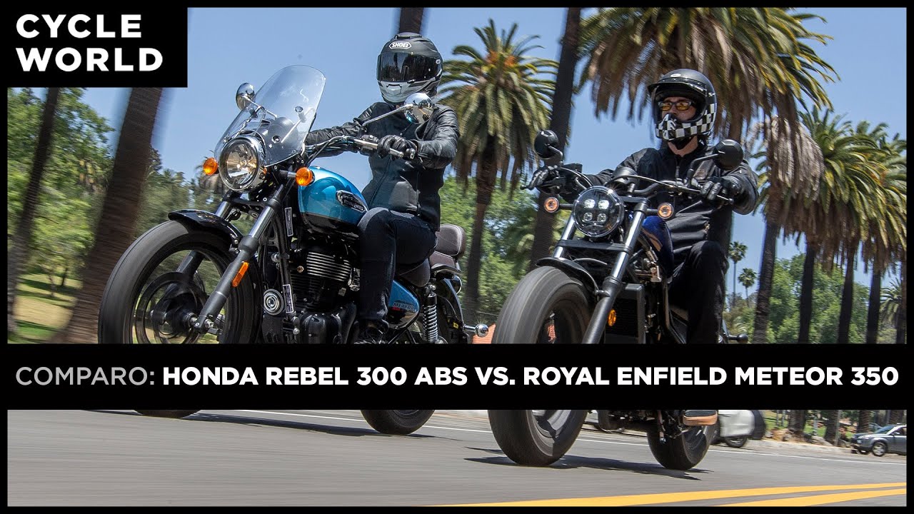 2021 Honda Rebel 300 2021 Royal Enfield Meteor 350 Cycle World ...