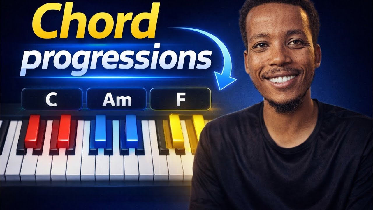 Chord Progression በቀላሉ (በአማርኛ) | እንዴት ፒያኖ እንጫወት?🤔 | Chord Progressions Explained (Amharic Tutorial)