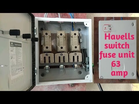 Havells 63amp switch fuse unit|Switch Fuse unit |Havells sfu 63