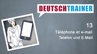 Allemand Pour Debutants A1 A2 Deutschtrainer Telephone Et E Mail Youtube