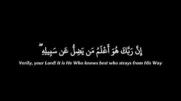وان تطع اكثر من في الأرض يضلوك عن سبيل الله | سورة الأنعام | الدوسري | كروما سوداء