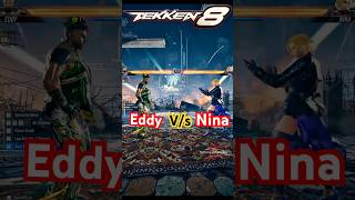 Eddy vs Nina 🫨 Tekken 8 💀 #t #tekken #nvidiartx4080 #gta5 #tekken8