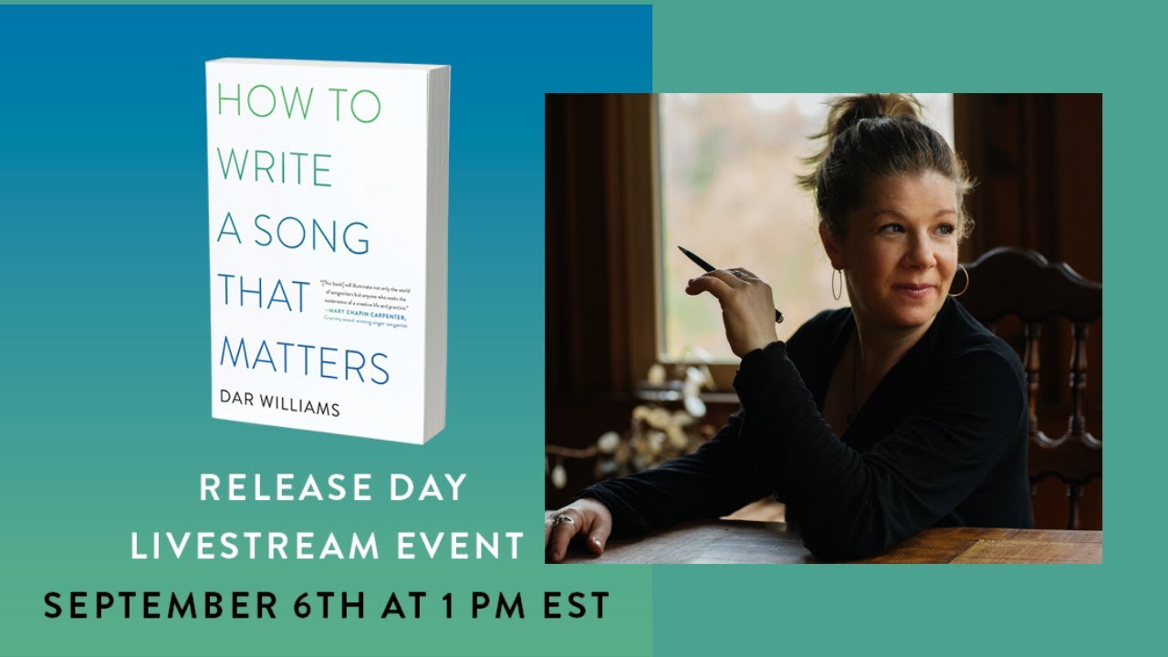 Dar Williams Livestream - Book Release Day - 