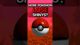 More Pokemon that LOSE Shinys?! #pokemon #shorts