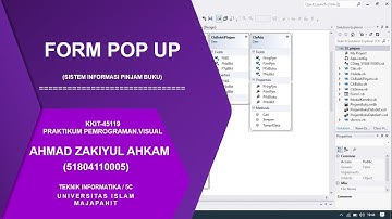 KKIT 45119 PRAKTIKUM P  VISUAL  FORM POP UP